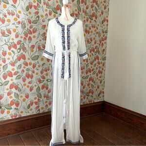 Anushka Elliot Embroidered Boho Maxi Tunic